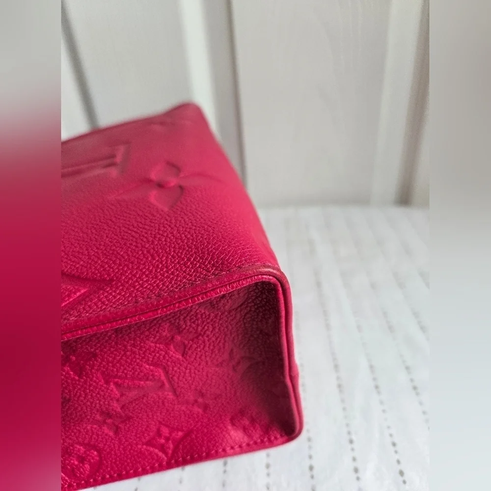 Louis Vuitton Onthego PM – Freesia Pink (Empreinte, Rare)